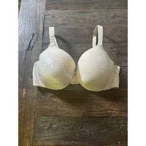 Soma Stunning Support No Show Minimizer Bra 38DDD Nude Lace Underwire Bra Comfy